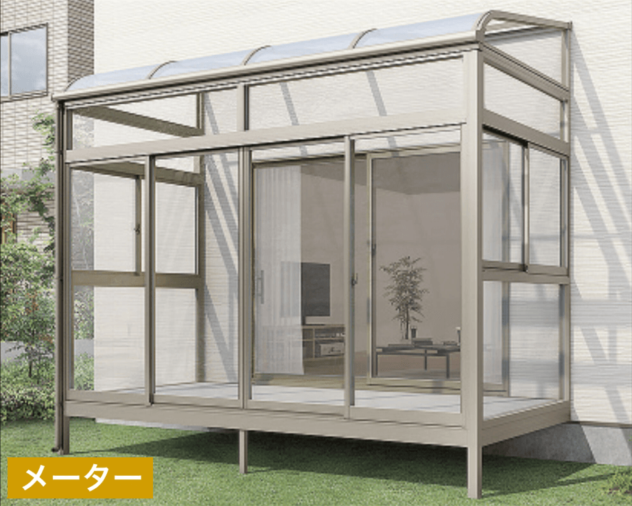 LIXILの「サニージュ R型 床納まり(ランマ付き)メーター」