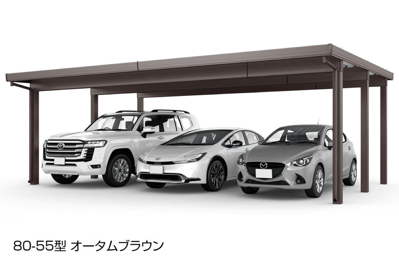 LIXILの「カーポートST 3000タイプ 3台用」のサブ画像4