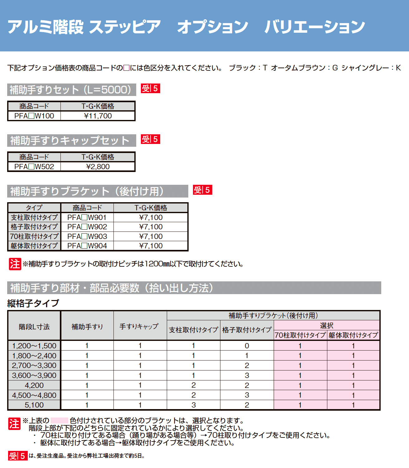 アルミ階段 ステッピア_価格_5