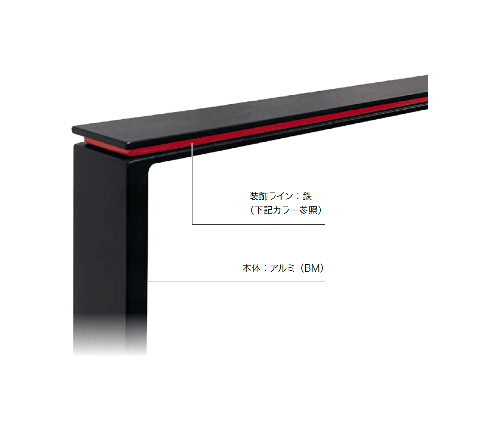 オンリーワンクラブの「ライン手摺 ブイ タイプ1」のサブ画像2