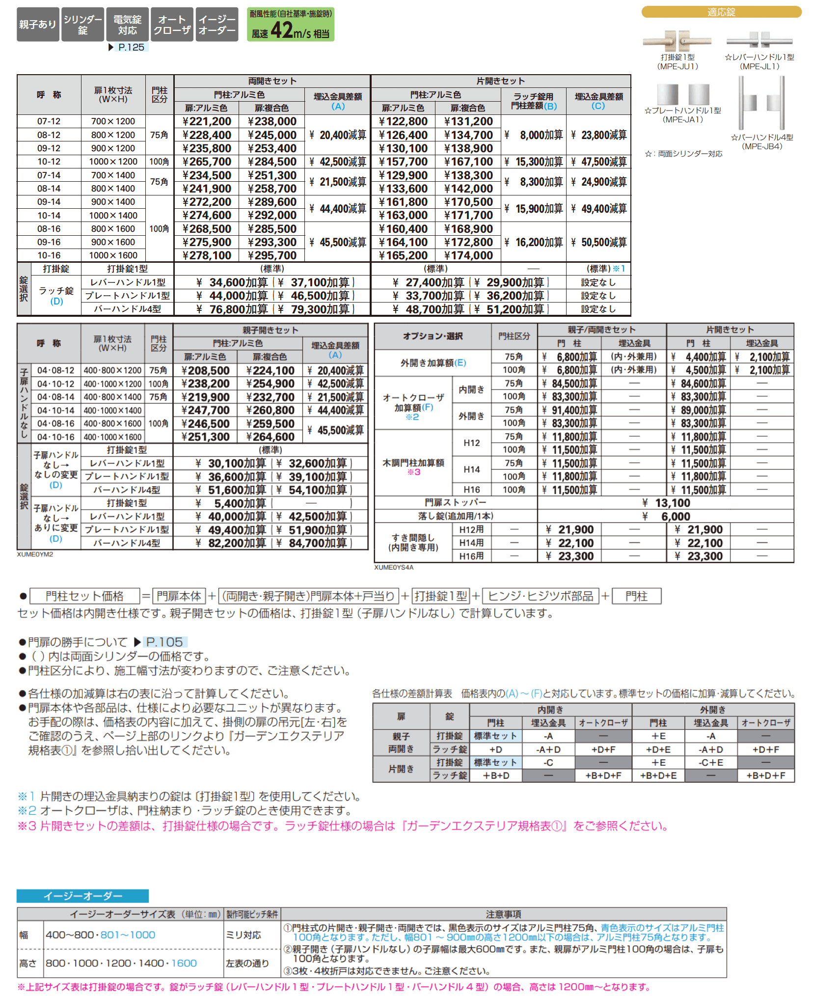 ルシアス 門扉 YM2型 横目隠し【2025年6月発売】_価格_1