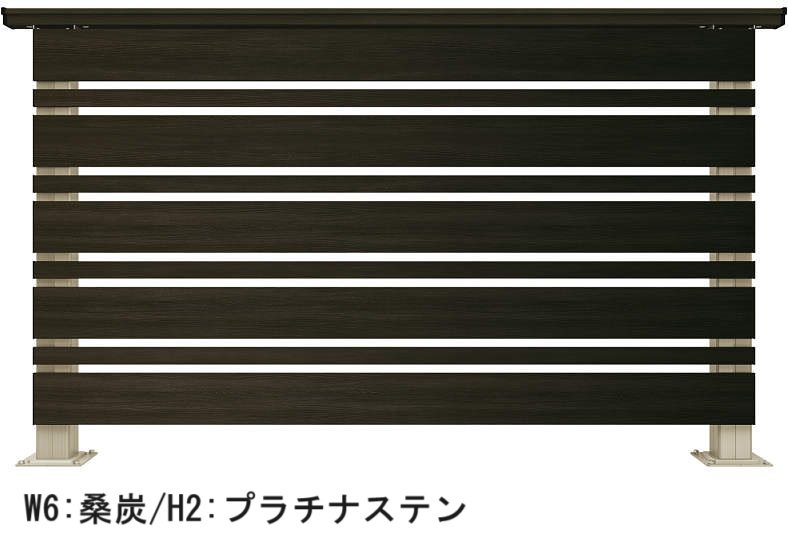 YKK APの「ルシアス デッキフェンス A02型 横板格子タイプ+細格子タイプ」のサブ画像2