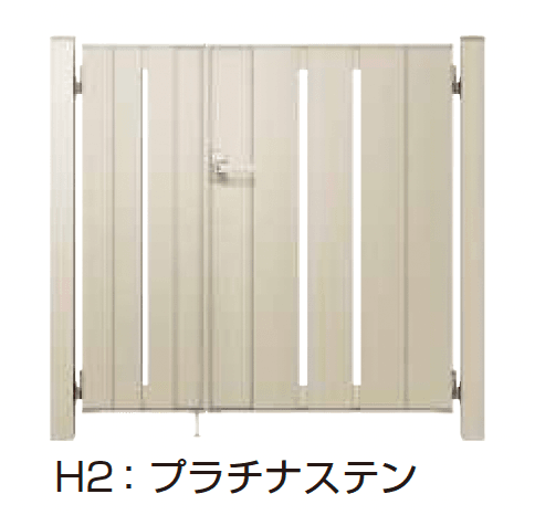 YKK APの「ルシアス 門扉 TS4型 たてスリット【2025年6月発売】」のサブ画像3