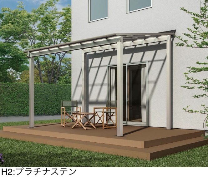 YKK APの「ソラリア テラス屋根 リウッドデッキ納まり」のサブ画像2