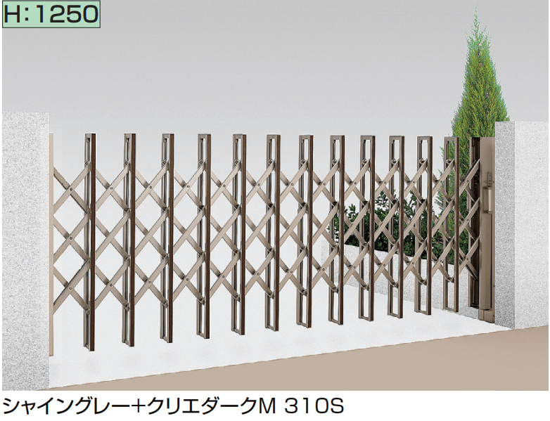 LIXILの「伸縮門扉QA HG型(ハンガータイプ・片開き)」のサブ画像6