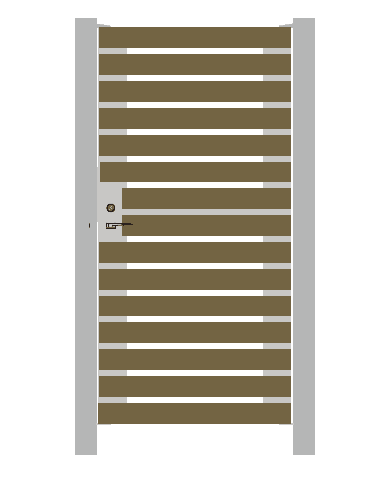 タカショーの「フリースタイル門扉」のサブ画像1