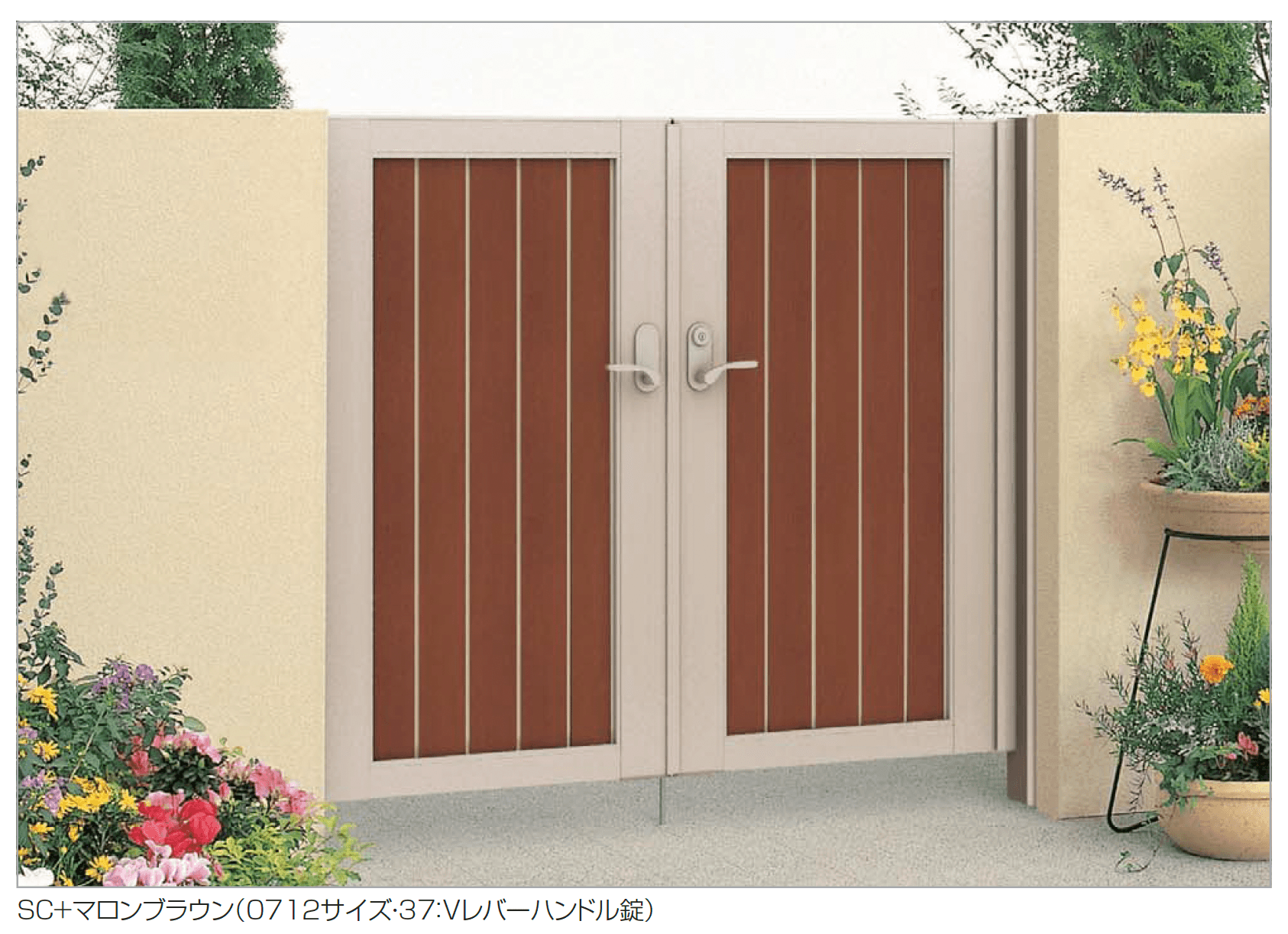 四国化成の「クレディ門扉14型」