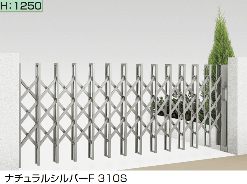 LIXILの「伸縮門扉QA HG型(ハンガータイプ・片開き)」のサブ画像4