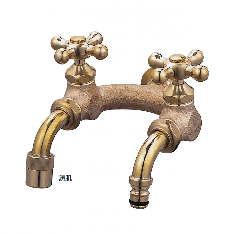 オンリーワンクラブの「U型二口庭水栓」のサブ画像1