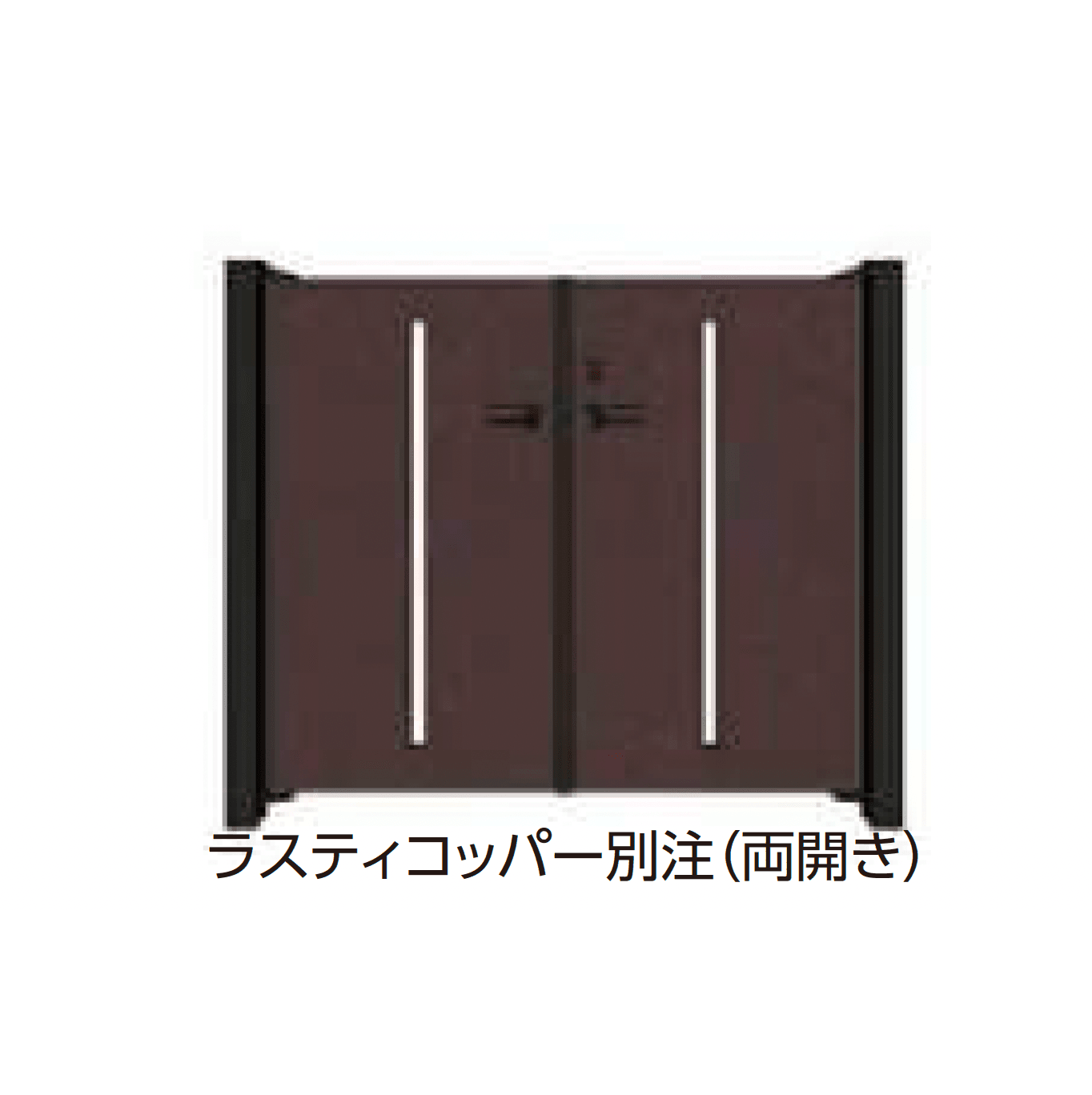 タカショーの「エバーアートボード®︎門扉 スリット」のサブ画像2