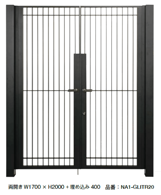 オンリーワンクラブの「ライン門扉 縦格子」のサブ画像3