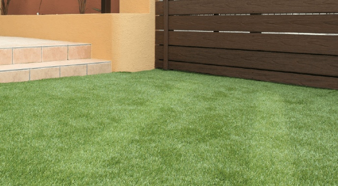 ゆとりの「透水性人工芝」