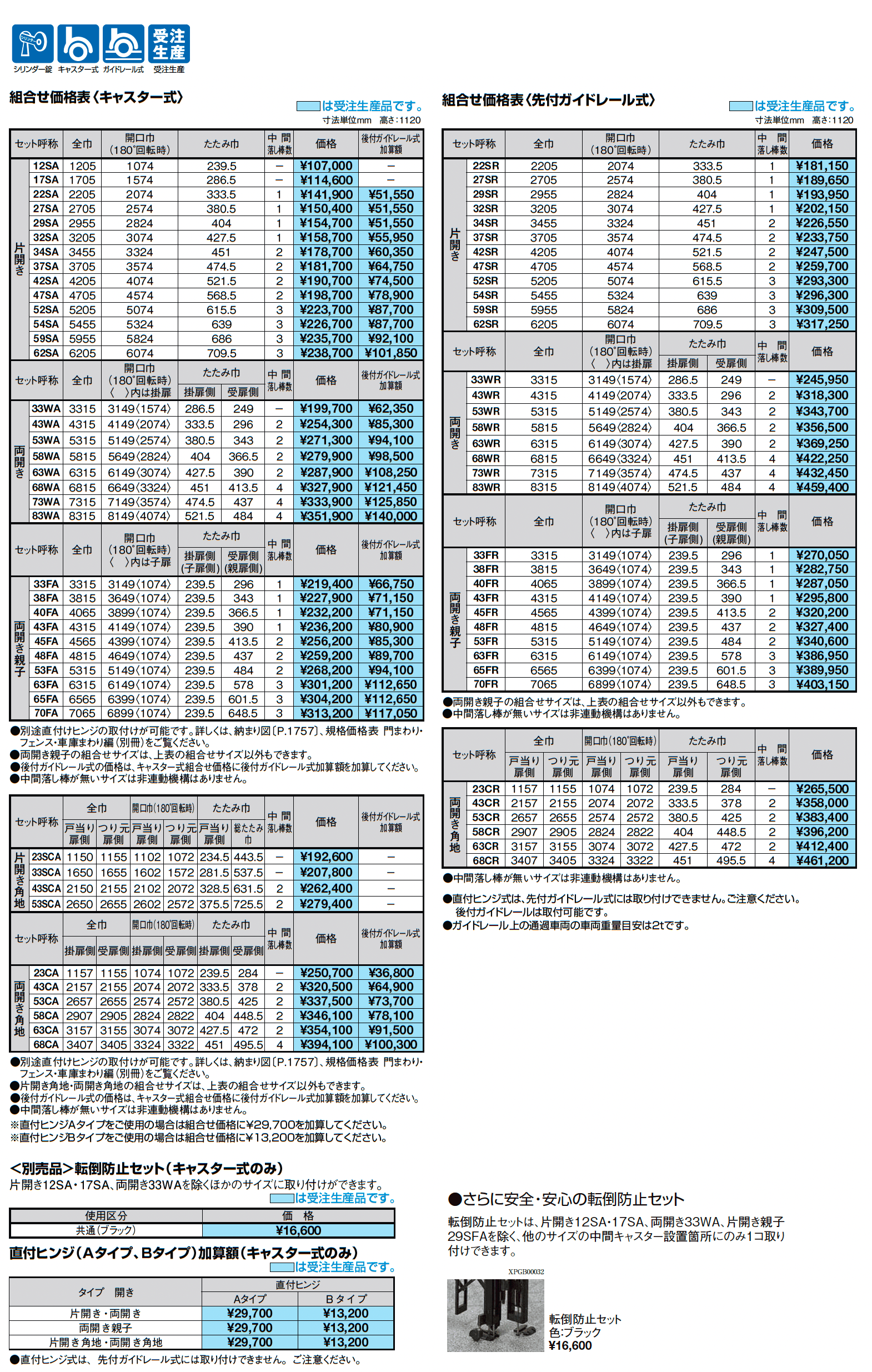 カーゲート セレビューFA型_価格_1