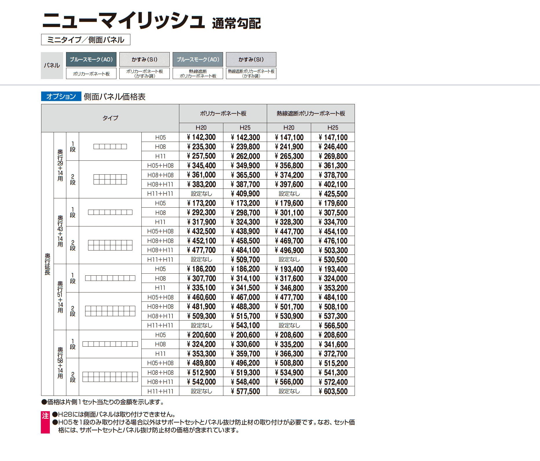 ニューマイリッシュ 通常勾配(ミニタイプ)_価格_4