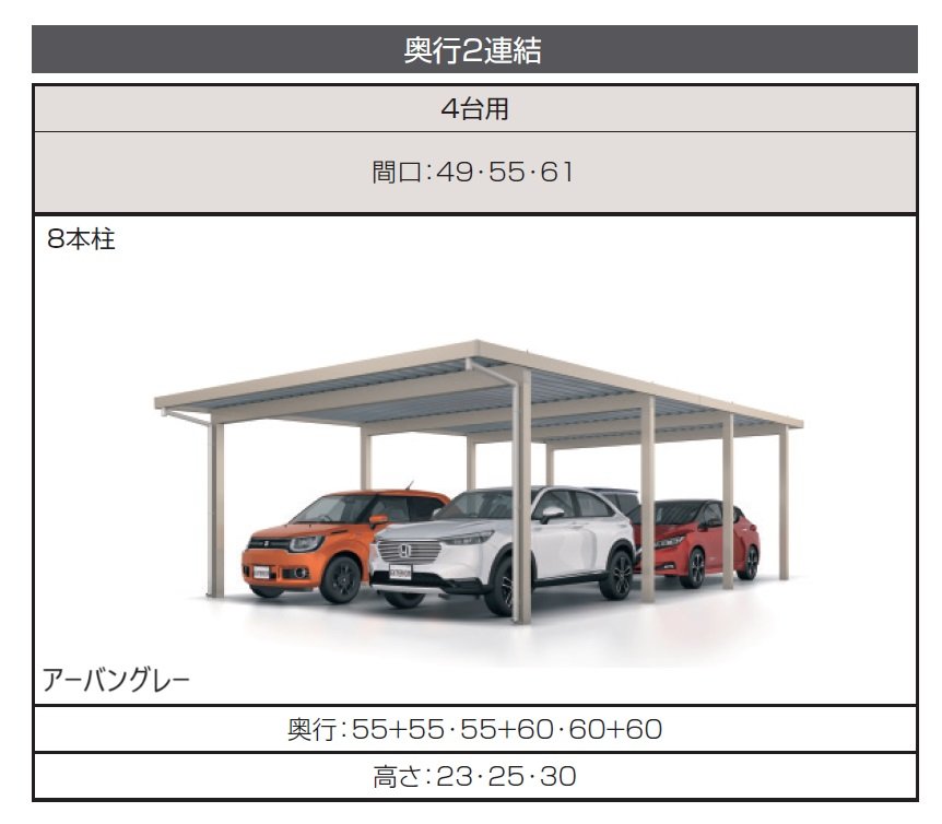 三協アルミの「G1-R/ジーワン アール(耐積雪量50cm仕様:基本・奥行延長・間口延長・奥行連結・間口連結)」のサブ画像11
