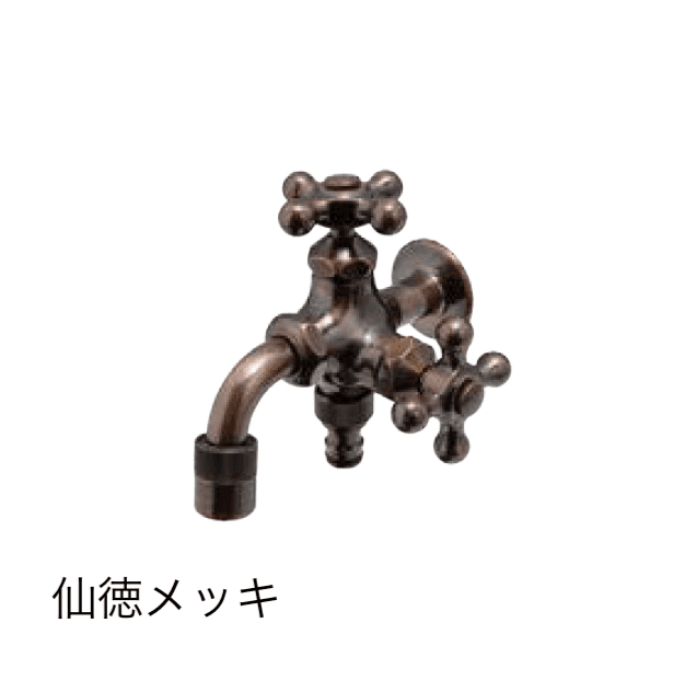エクシスランドの「ガーデニング水栓 2口万能胴長水栓」のサブ画像6