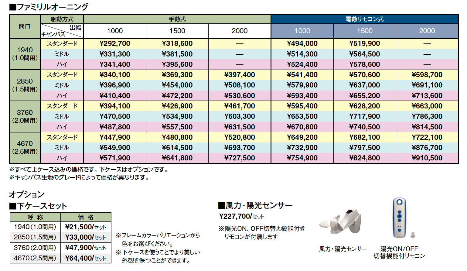 ファミリルオーニング【2024年版】_価格_1