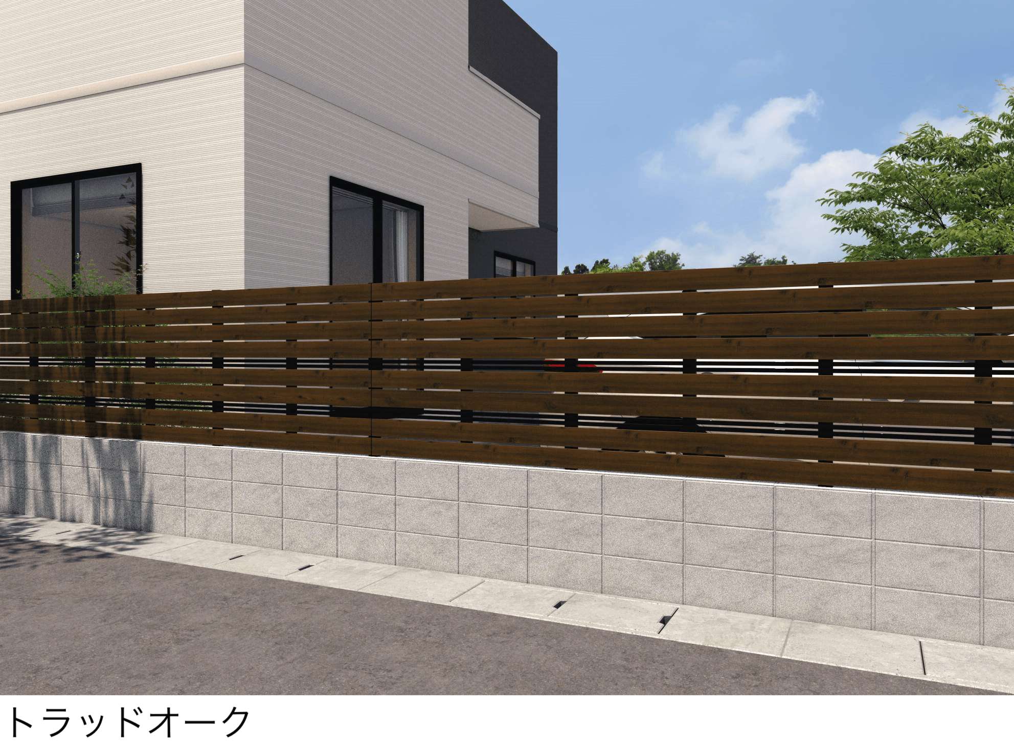 三協アルミの「ドレスパーツ 格子材」