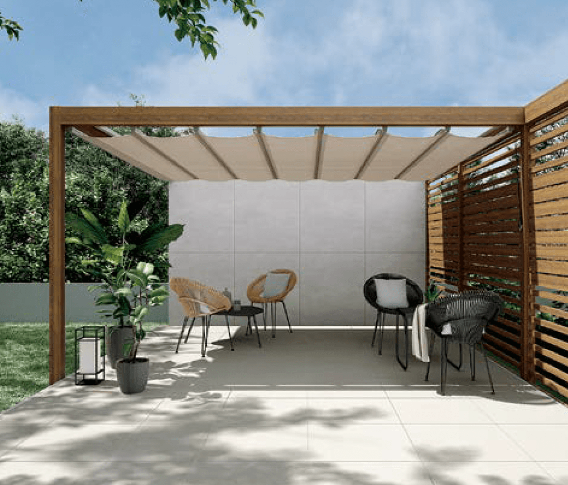 LIXILの「プラスG Gフレーム オーニング」