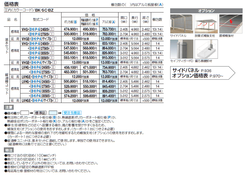 バリューポートHG 900N/㎡仕様(サイドパネル用)【2024年版】_価格_1