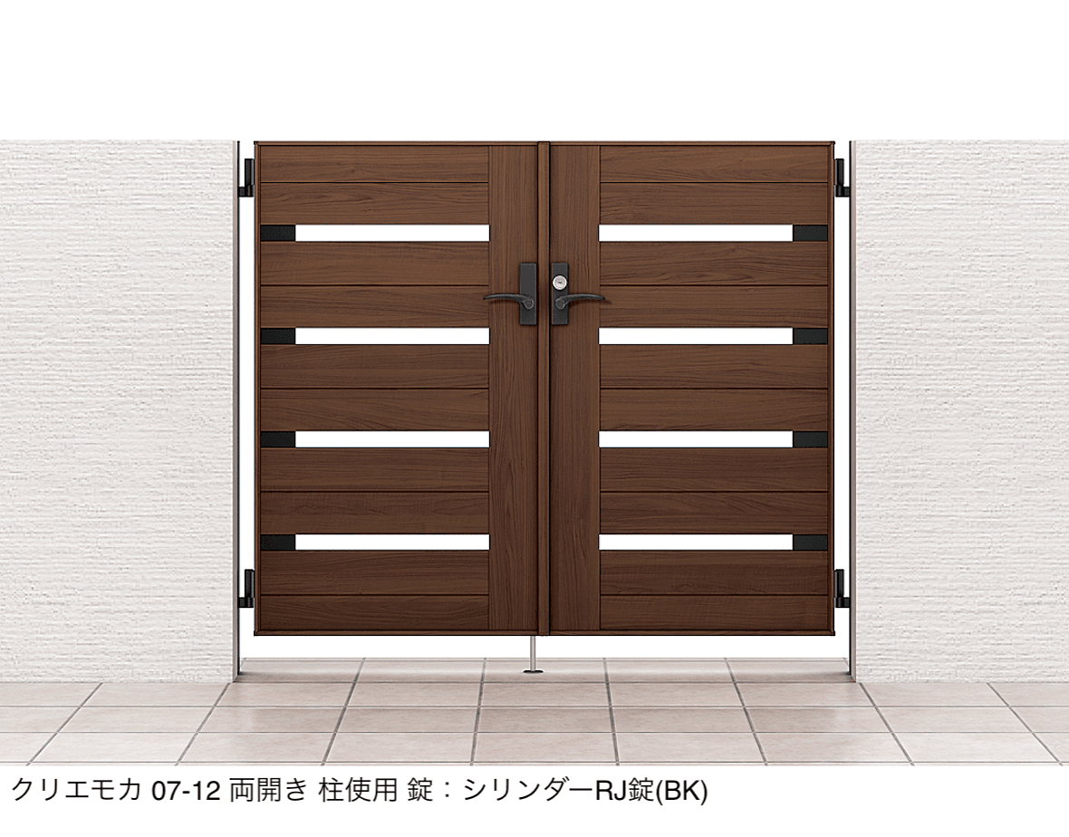 LIXILの「開き門扉AA YS1型(木調)」のサブ画像4