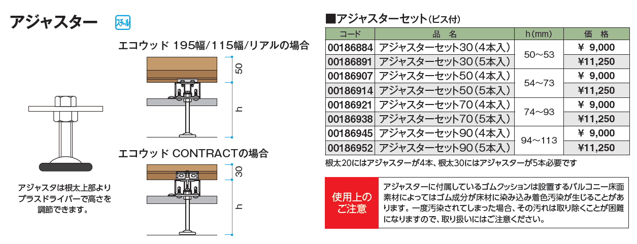 エバーエコ®︎ ウッド バルコニーデッキ仕様【2024年版】_価格_3