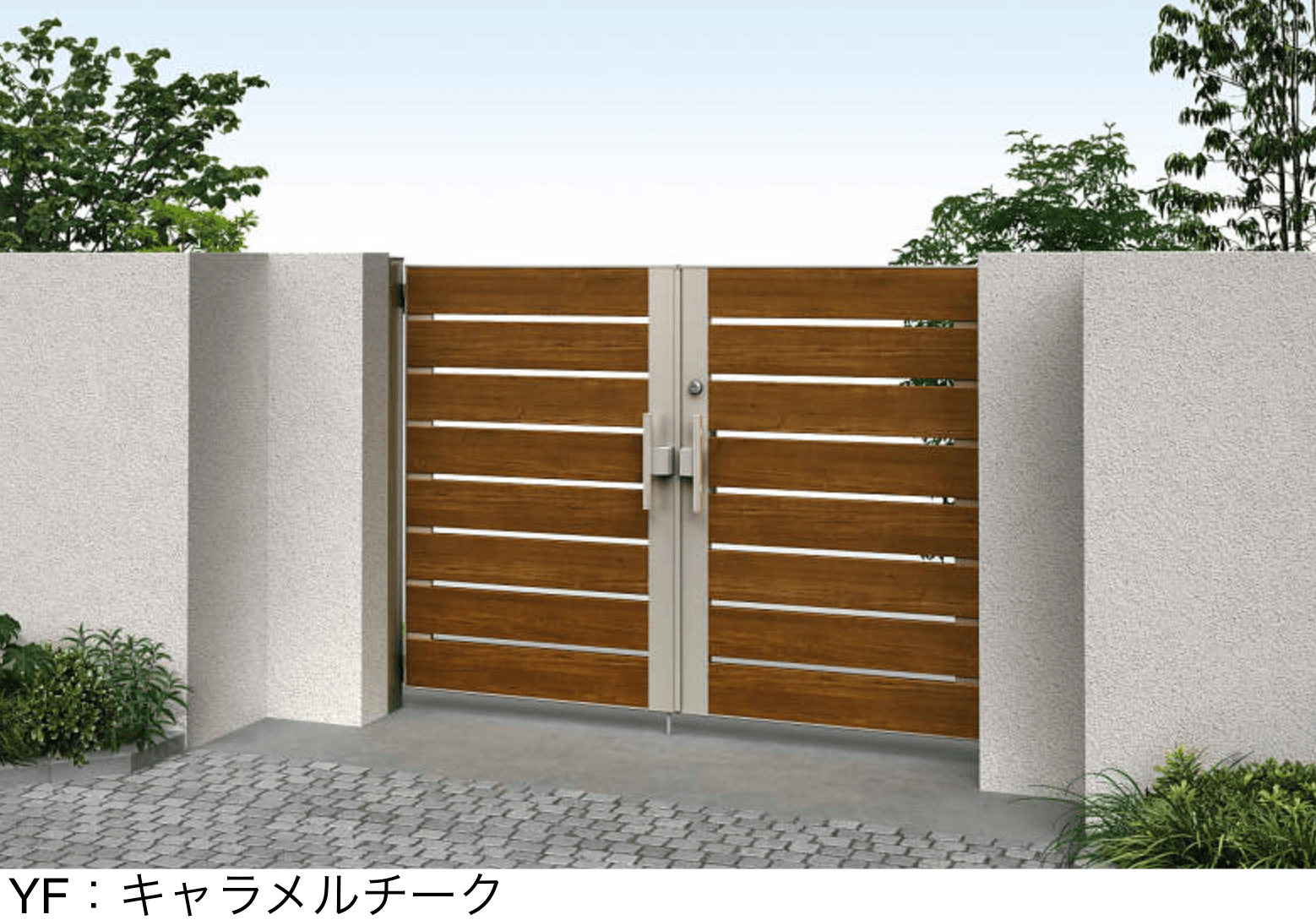 YKK APの「電気錠付共用門扉 ルシアス 門扉 YS4型【2025年6月発売】」のサブ画像4