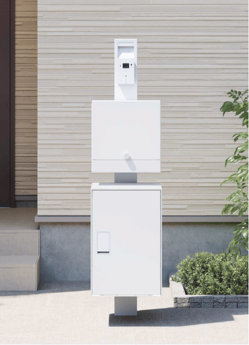 ナスタの「Nasta Box LIGHT 門柱ユニットタイプ」