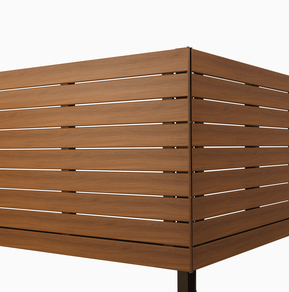 三協アルミの「オルネ特注品(庭置き式 横格子〈フルクローズ〉)」のサブ画像1