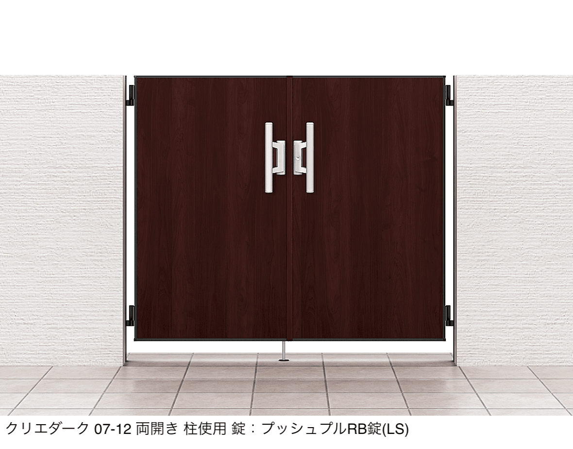 LIXILの「開き門扉AA FM1型(木調)」のサブ画像3