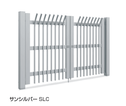 フレラインフォルテ6型 忍び返しタイプ 格子タイプ かんぬき錠2