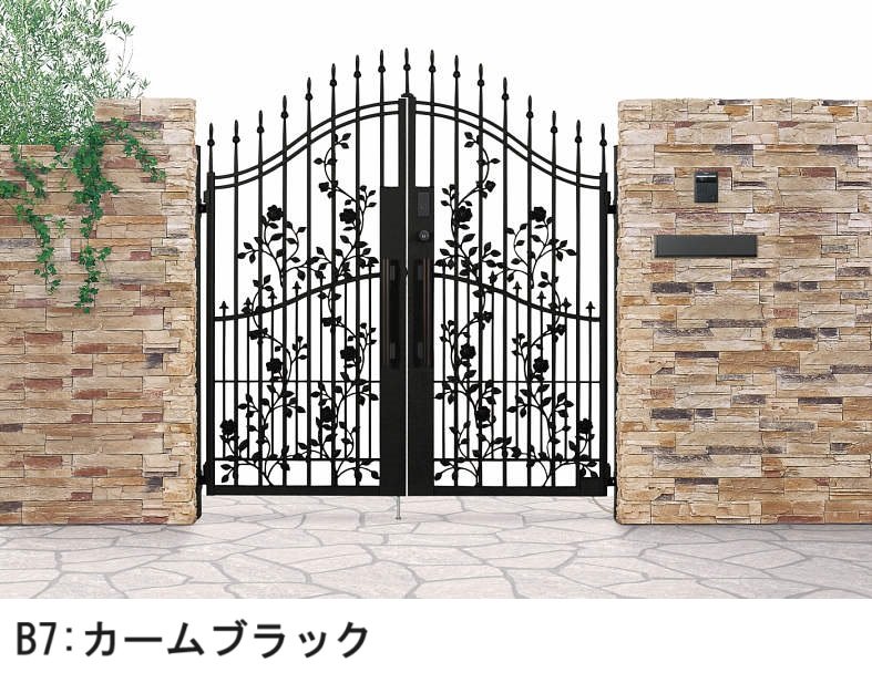 YKK APの「〔ピタットKey システム〕電気錠付 シャローネ 門扉シリーズ EA08型【2024年版】」のサブ画像1