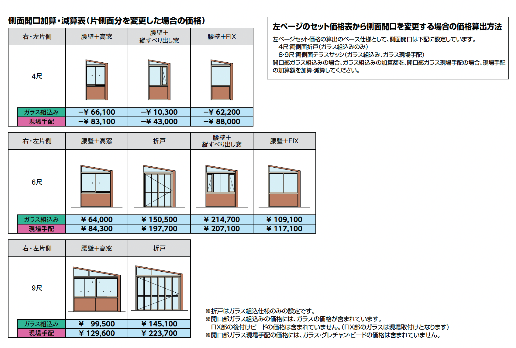 ガーデンルームGF 土間仕様_価格_2