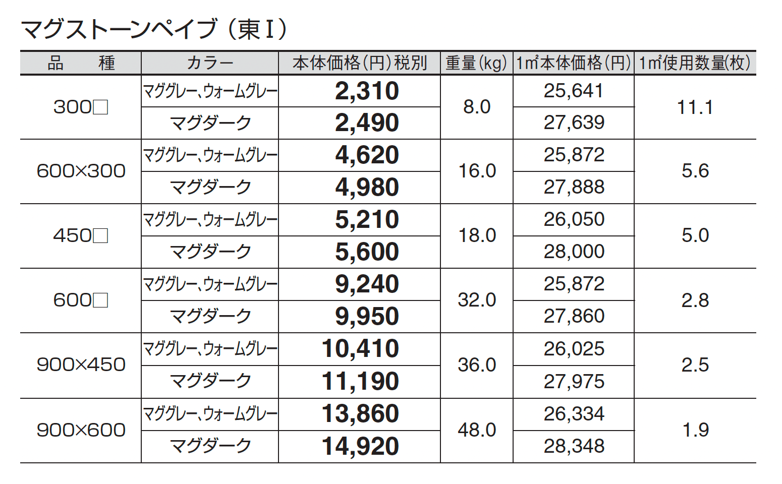 マグストーンペイブ_価格_1