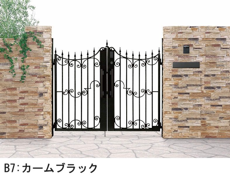 YKK APの「〔ピタットKey システム〕電気錠付 シャローネ 門扉シリーズ EA07型【2024年版】」のサブ画像1