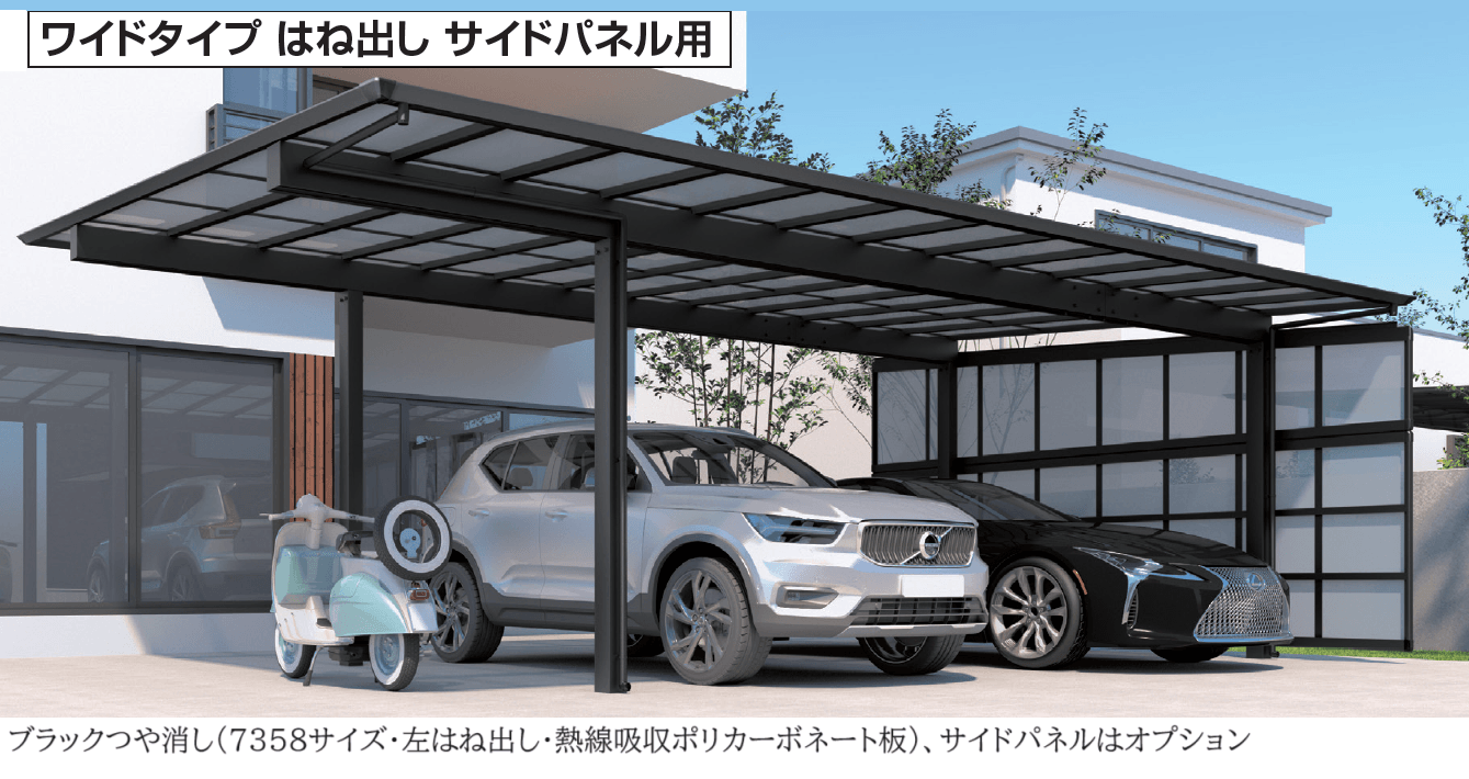 四国化成の「スマートポートR ワイドタイプ はね出し(サイドパネル用)【2024年版】」