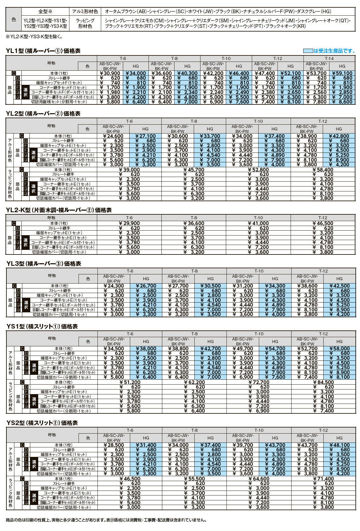 フェンスAB 多段柱(2段柱)【2024年版】_価格_2