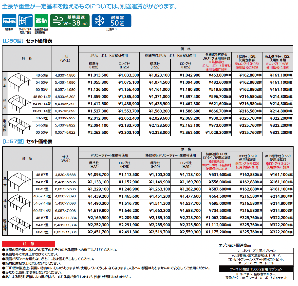 フーゴR 袖壁1500 2台用_価格_1