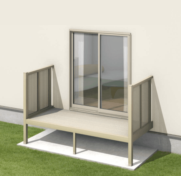 三協アルミの「オルネ(庭置き式 パンチング(フロントオープン))」