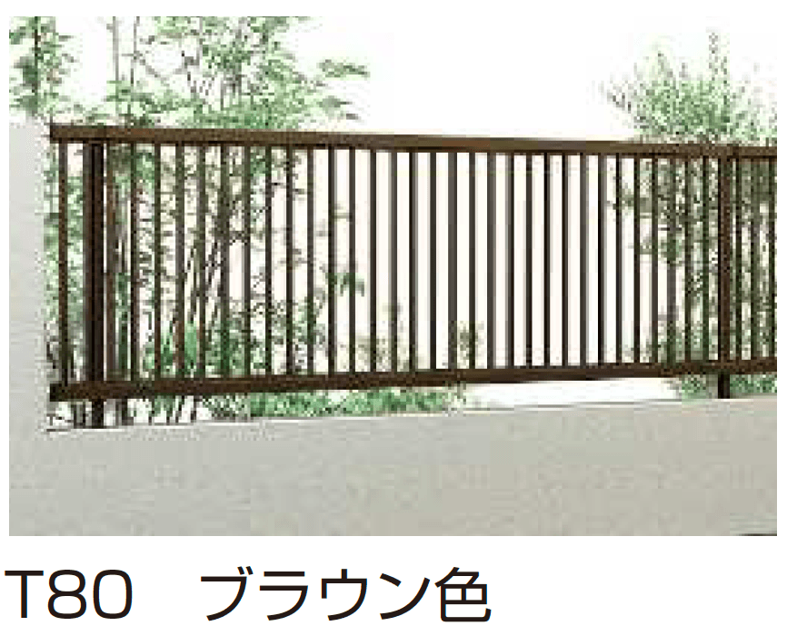 YKK APの「シンプレオ フェンスTB5型 たて格子【2025年6月発売】」のサブ画像1