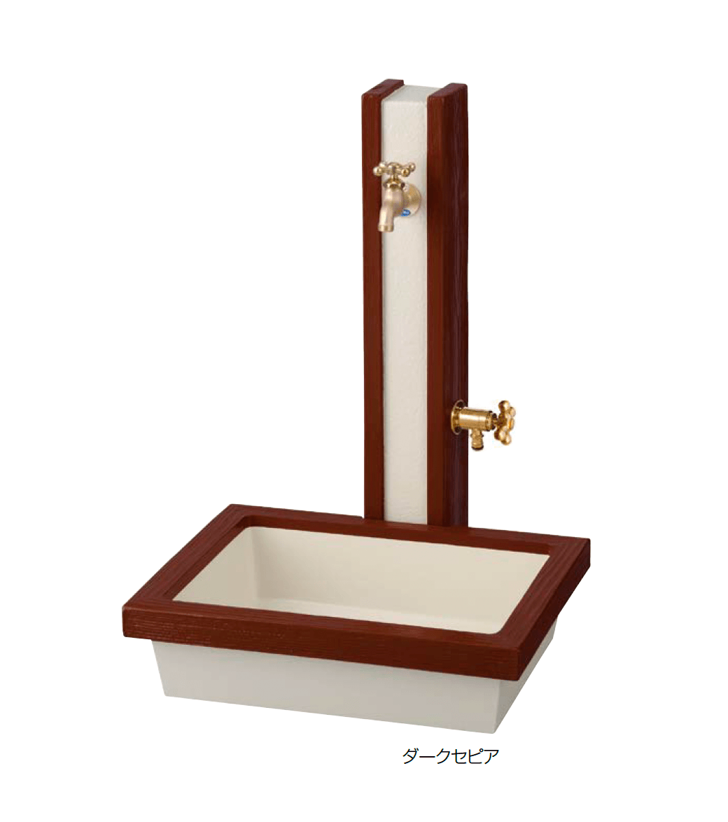 オンリーワンクラブの「水栓柱ウッド/ガーデンパン トレビ ウッド」のサブ画像1