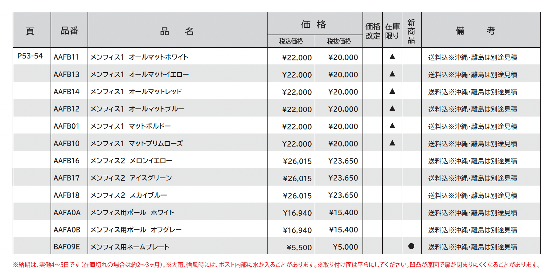 メンフィス1・2_価格_1