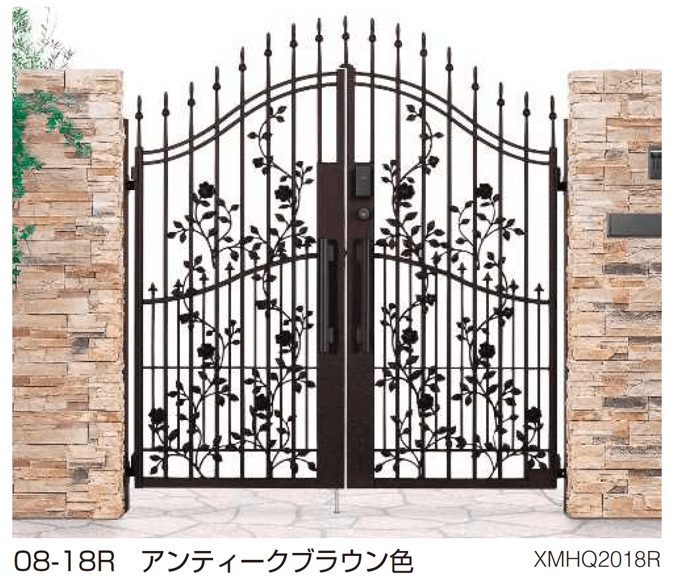 YKK APの「〔ポケットキーシステム〕電気錠付 シャローネ 門扉 EA 08型【2025年6月発売】」