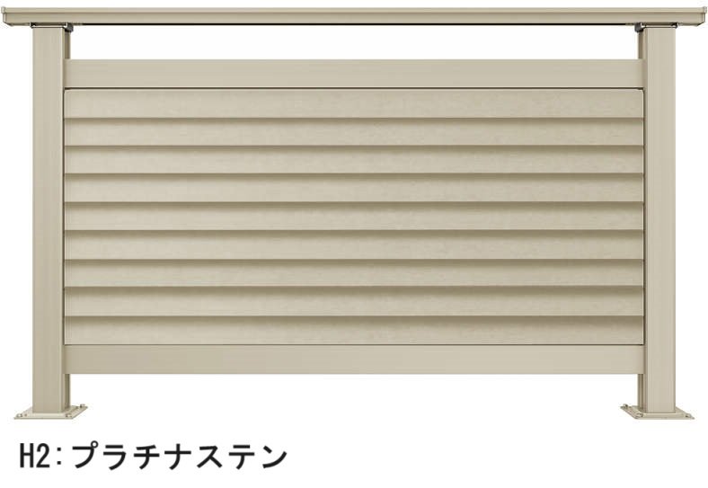 YKK APの「ルシアス デッキフェンス B05型 通風ガラリルーバータイプ」のサブ画像2