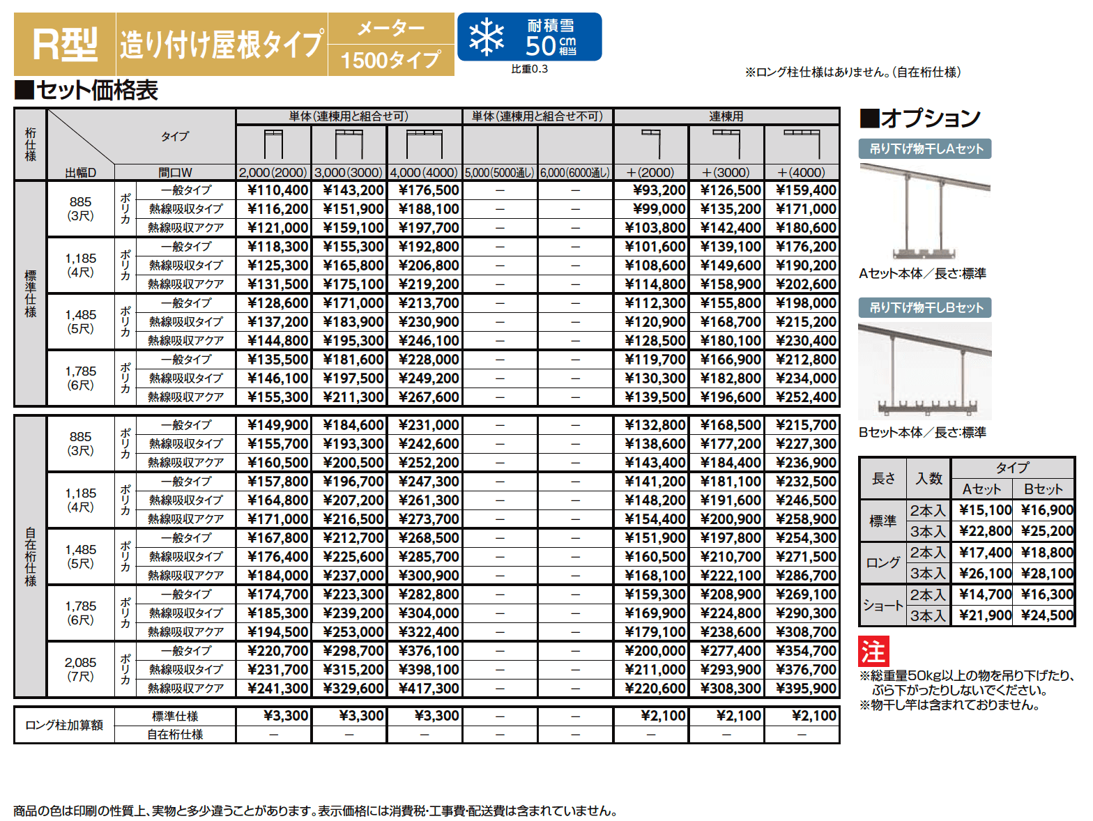 スピーネ R型 造り付け屋根タイプ メーター【2024年版】_価格_2