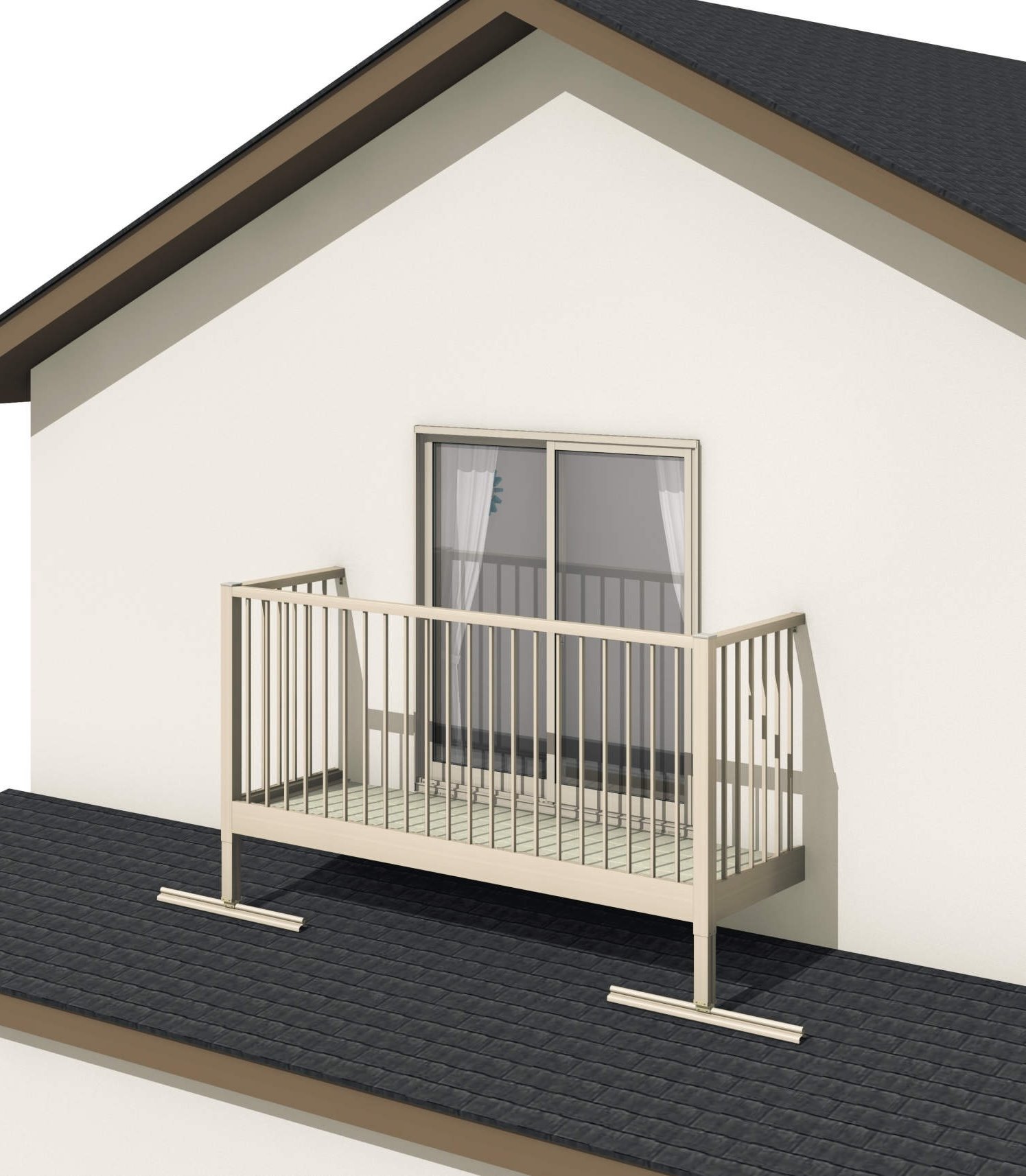 三協アルミの「オルネ(屋根置式 たて格子)」