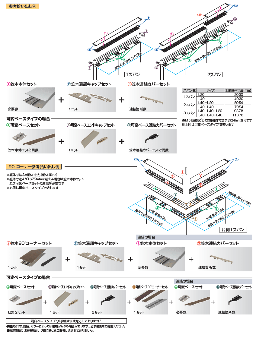 エバーアートウッド®︎ スリムライン 165幅専用可変ベースタイプ【2024年版】_価格_2