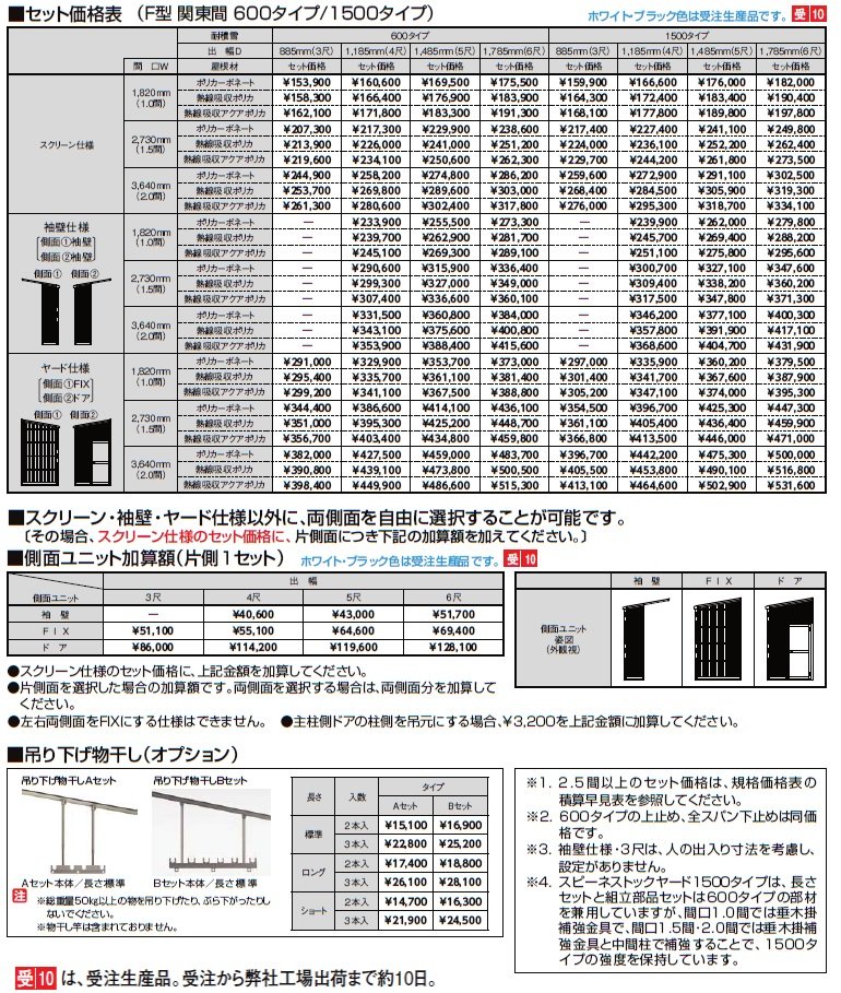 スピーネストックヤード 波板タイプ F型 関東間【2024年版】_価格_1