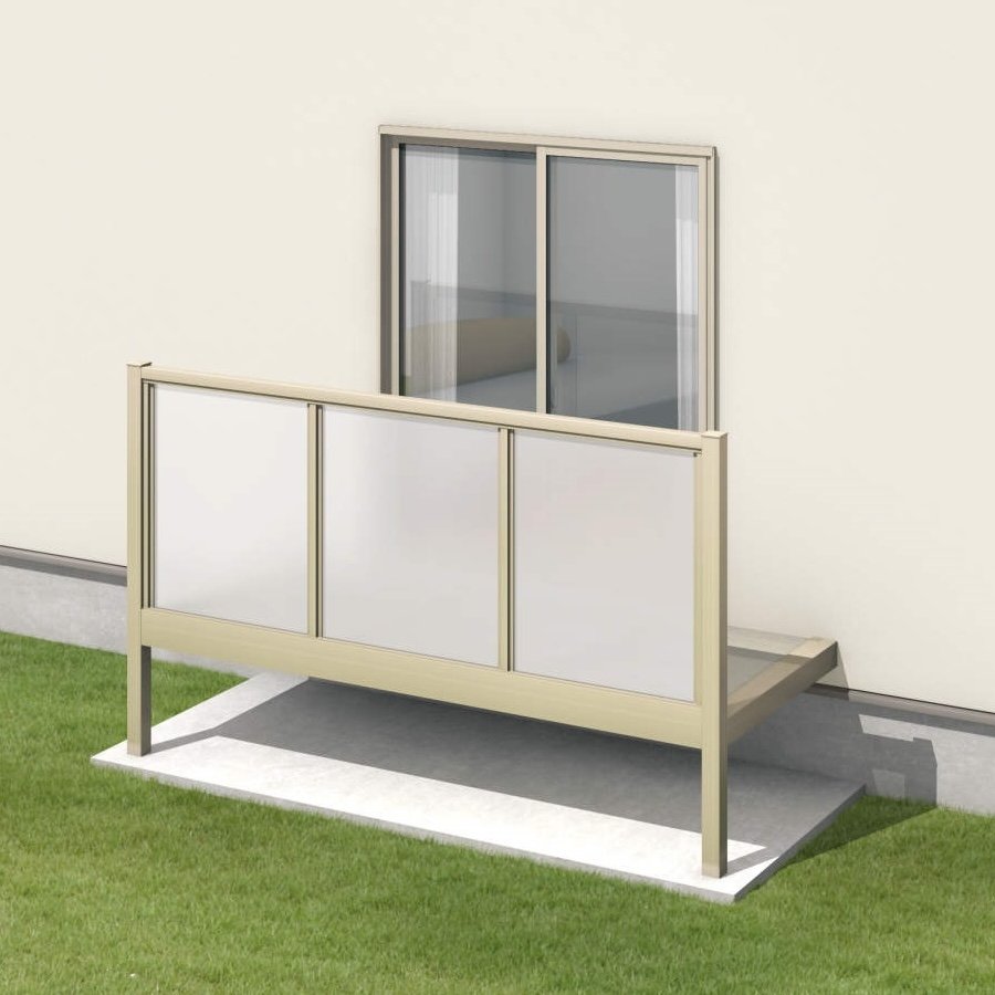 三協アルミの「オルネ(庭置き式 ポリカーボネート〈サイドオープン〉)」