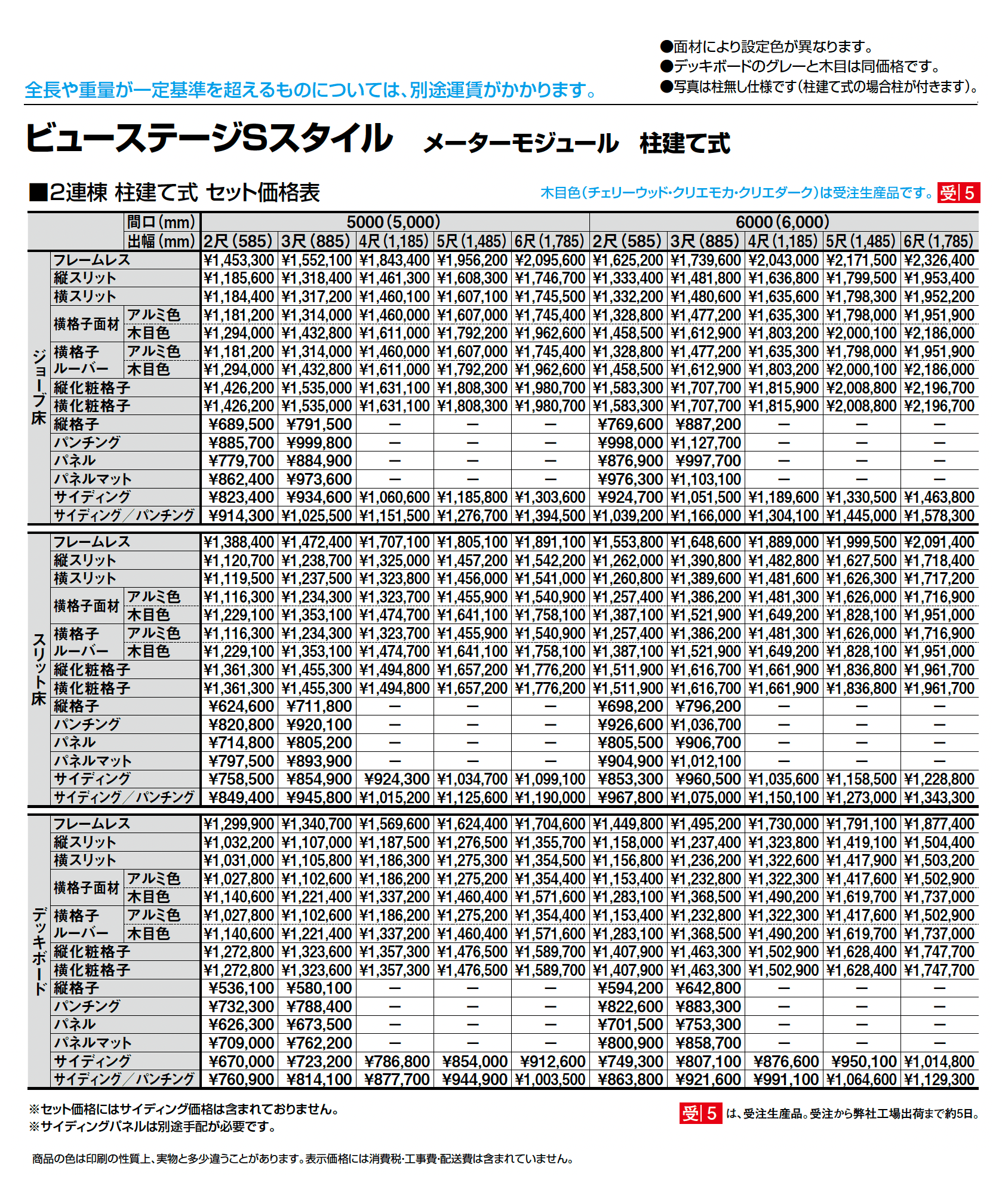 ビューステージ Sスタイル メーターモジュール 柱建て式_価格_3